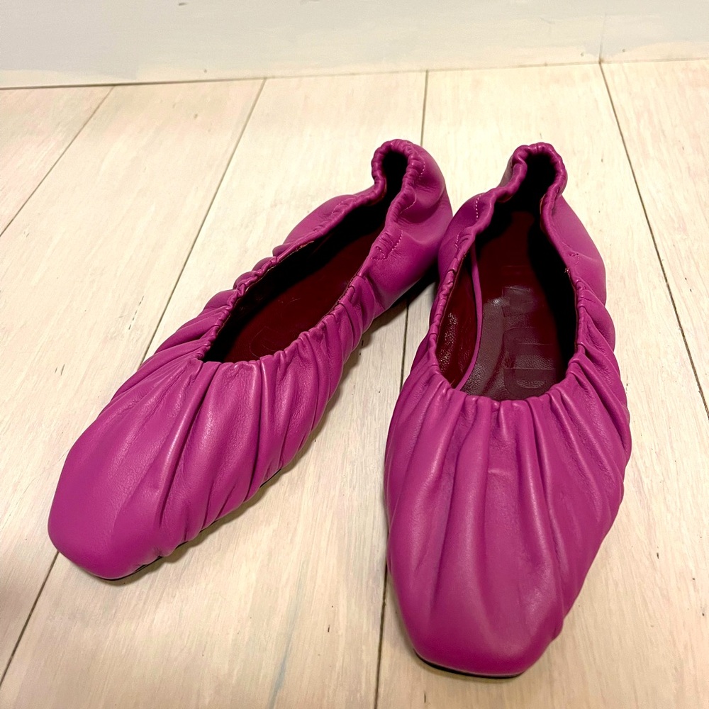 Staud purple pink flat